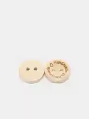 Пуговицы деревянные "Handmade", 15 мм