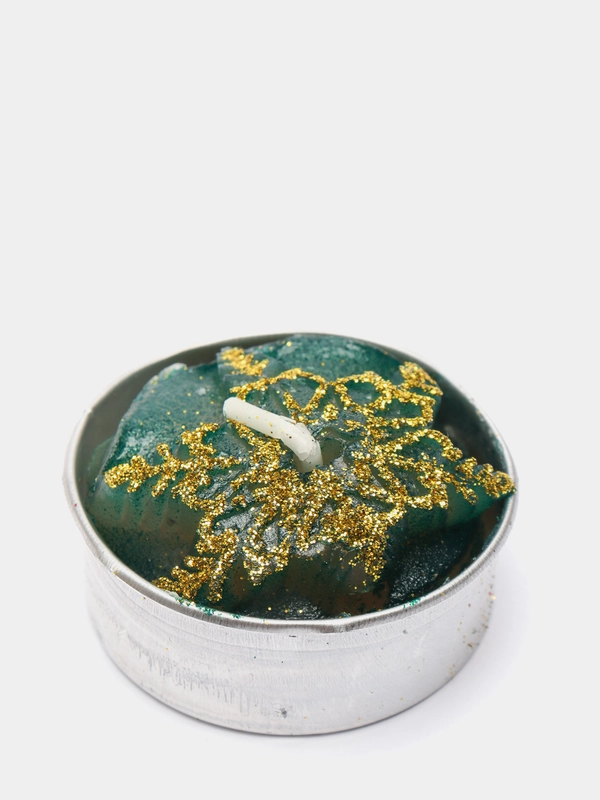Свеча чайная "Тигр с подковой", 3 х 4,5 см