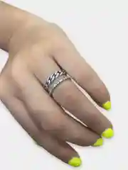 Кольцо женское, кольцо  двойное, колечко