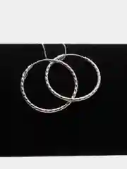 Серьги конго серебро 925 пробы