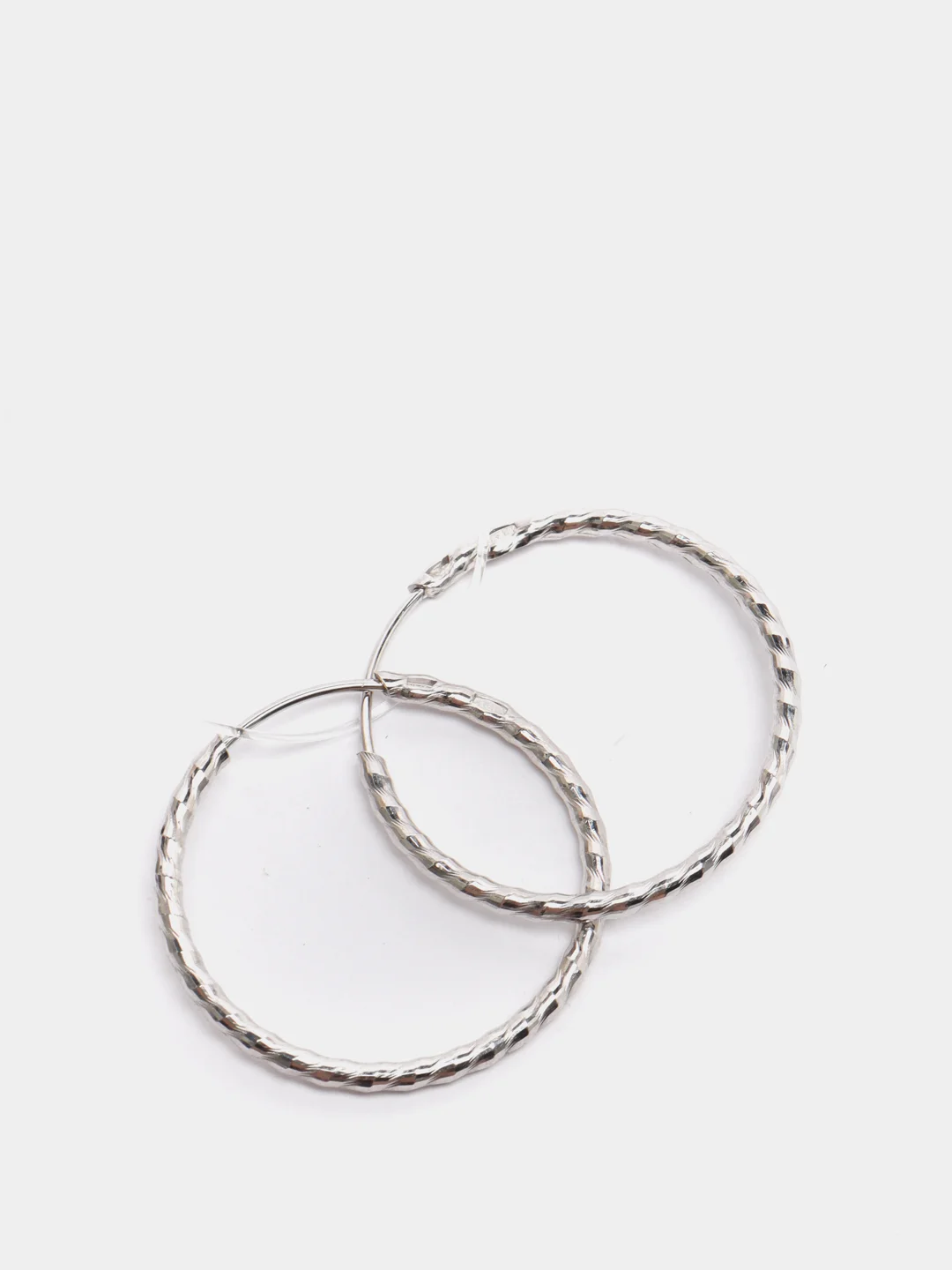 Серьги конго серебро 925 пробы