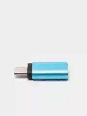 Адаптер Micro-Lightning T2 J0055, голубой