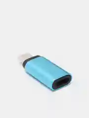 Адаптер Micro-Lightning T2 J0055, голубой
