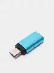 Адаптер Micro-Lightning T2 J0055, голубой