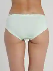 Мятный женские хлопковые трусы слипы