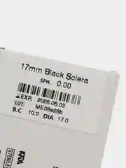 Черные линзы Black Sclera