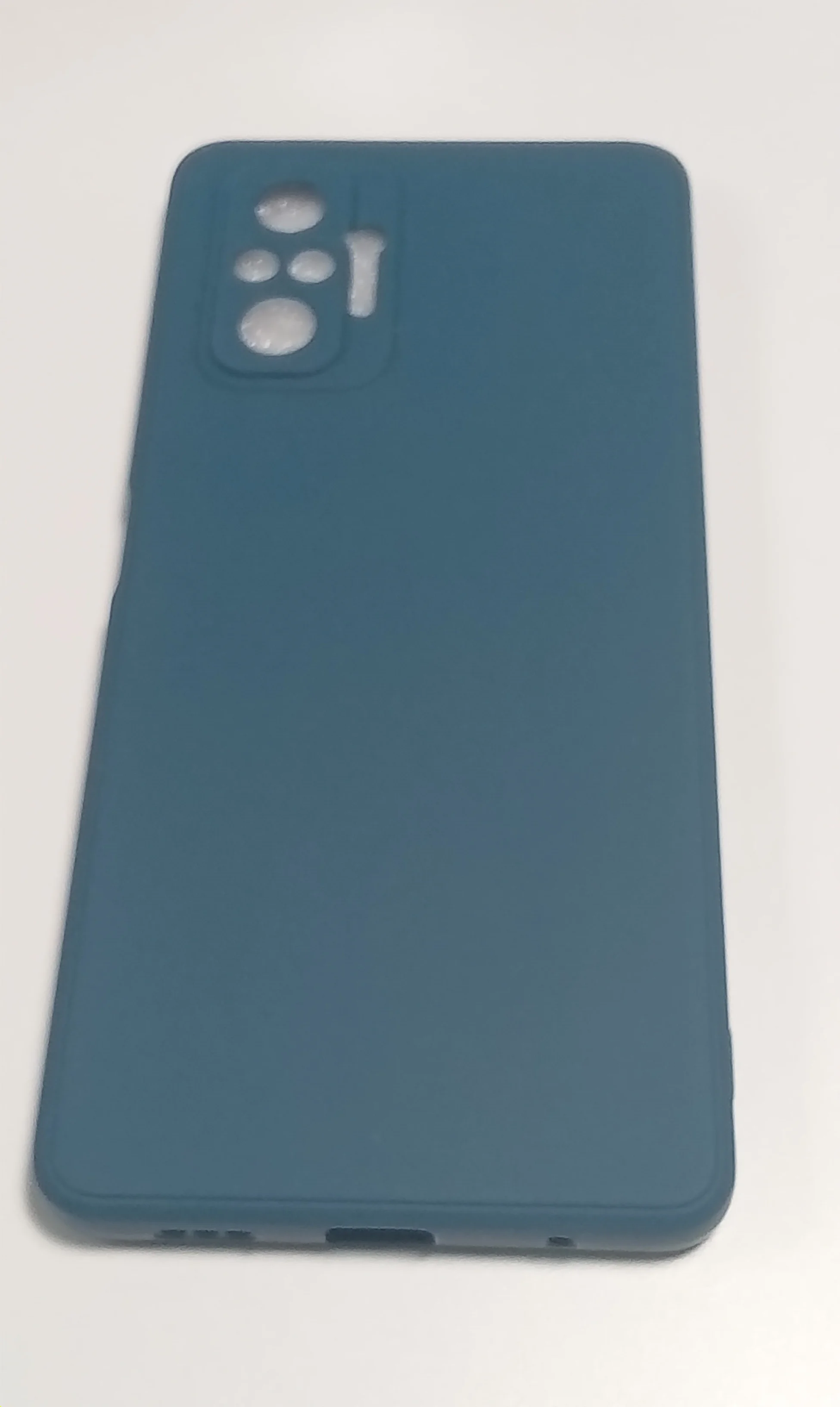 Синий чехол для Xiaomi Redmi NOTE 10 pro с защитой камеры и бархатом внутри