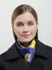Синий шейный платок, 48 х 48 см, 16 расцветок