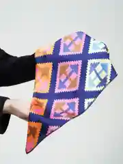 Индиго шейный платок, 48 х 48 см, 16 расцветок