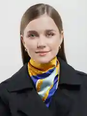 Желтый шейный платок, 48 х 48 см, 16 расцветок