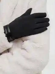 Черный перчатки женские