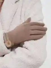 Карамельный перчатки женские