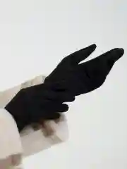 Черный перчатки женские