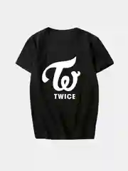 Черный футболка женская K-POP "TWICE"