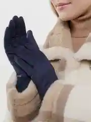 Багровый перчатки женские