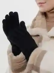 Черный женские перчатки