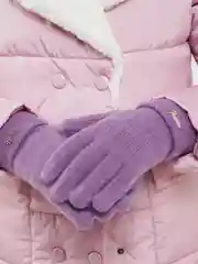 Аметистовый женские перчатки