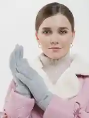 Серебряный женские перчатки