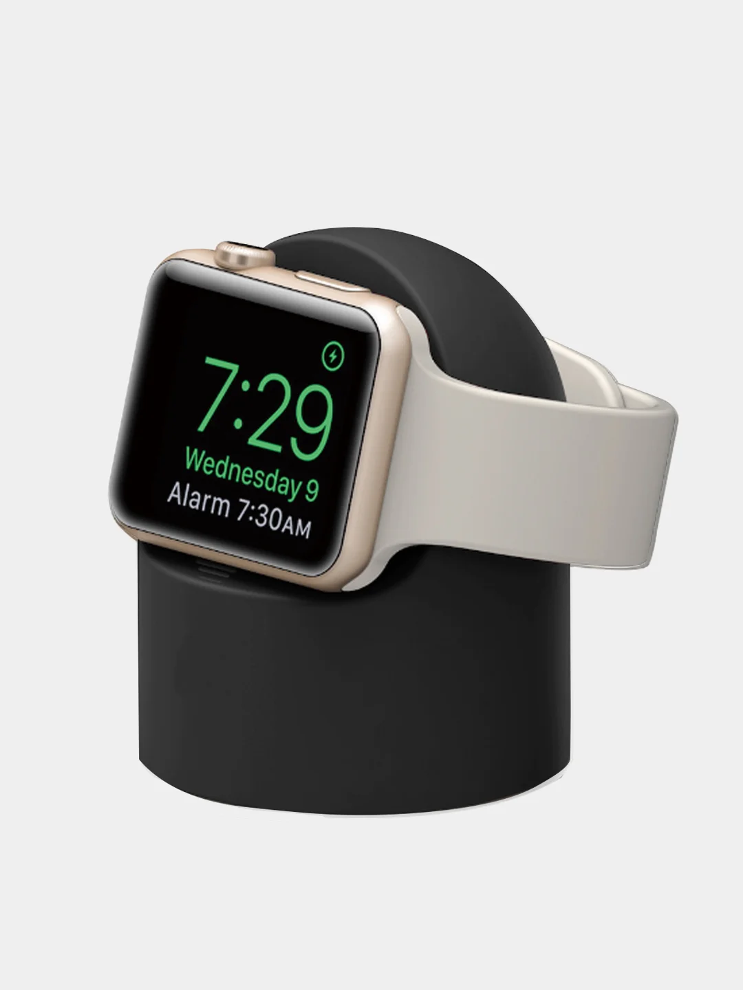 Черный органайзер-подставка для зарядного устройства Apple Watch / База для зарядки (5 цветов)