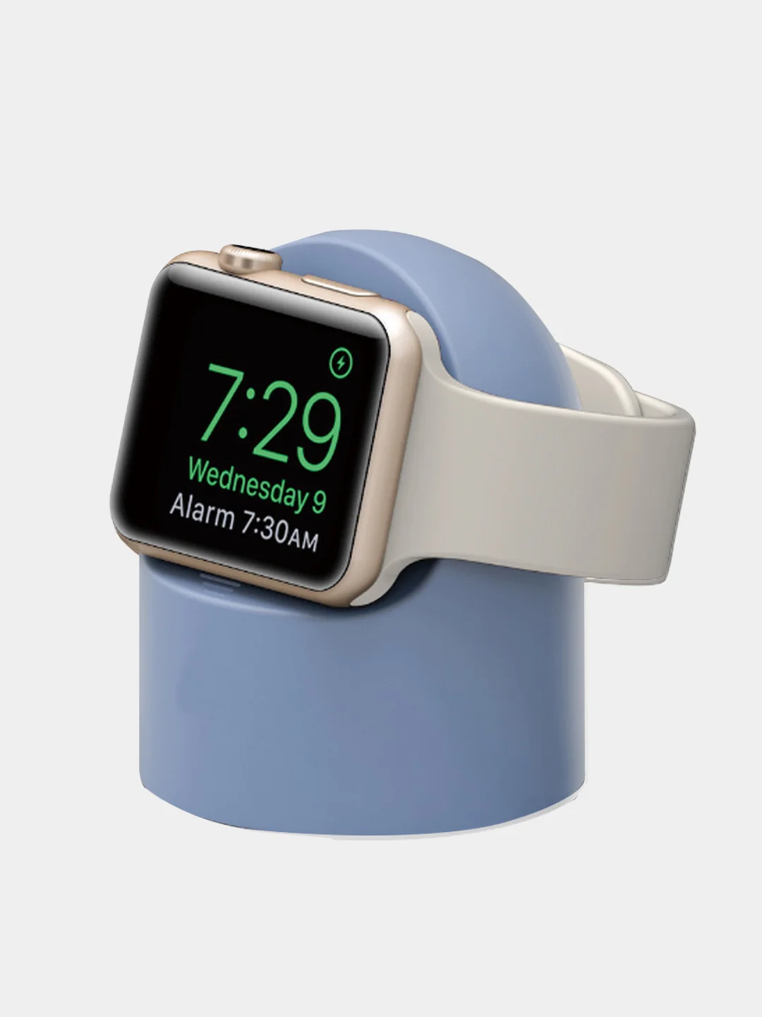 Голубой органайзер-подставка для зарядного устройства Apple Watch / База для зарядки (5 цветов)
