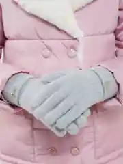 Серебряный женские перчатки