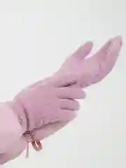 Розовый женские перчатки