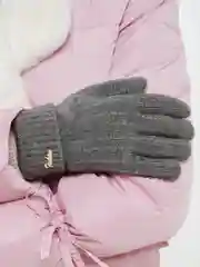 Угольный женские перчатки