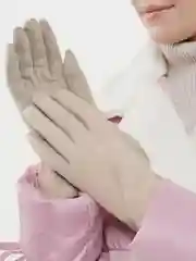Бежевый перчатки женские с технологией Touch screen