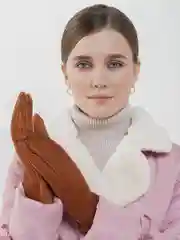 Медный перчатки женские с технологией Touch screen