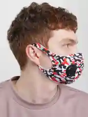 Медный маска защитная с дыхательным клапаном многоразовая