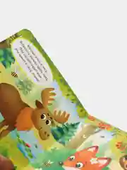 Желтый картонные книги "Животные", 10 страниц