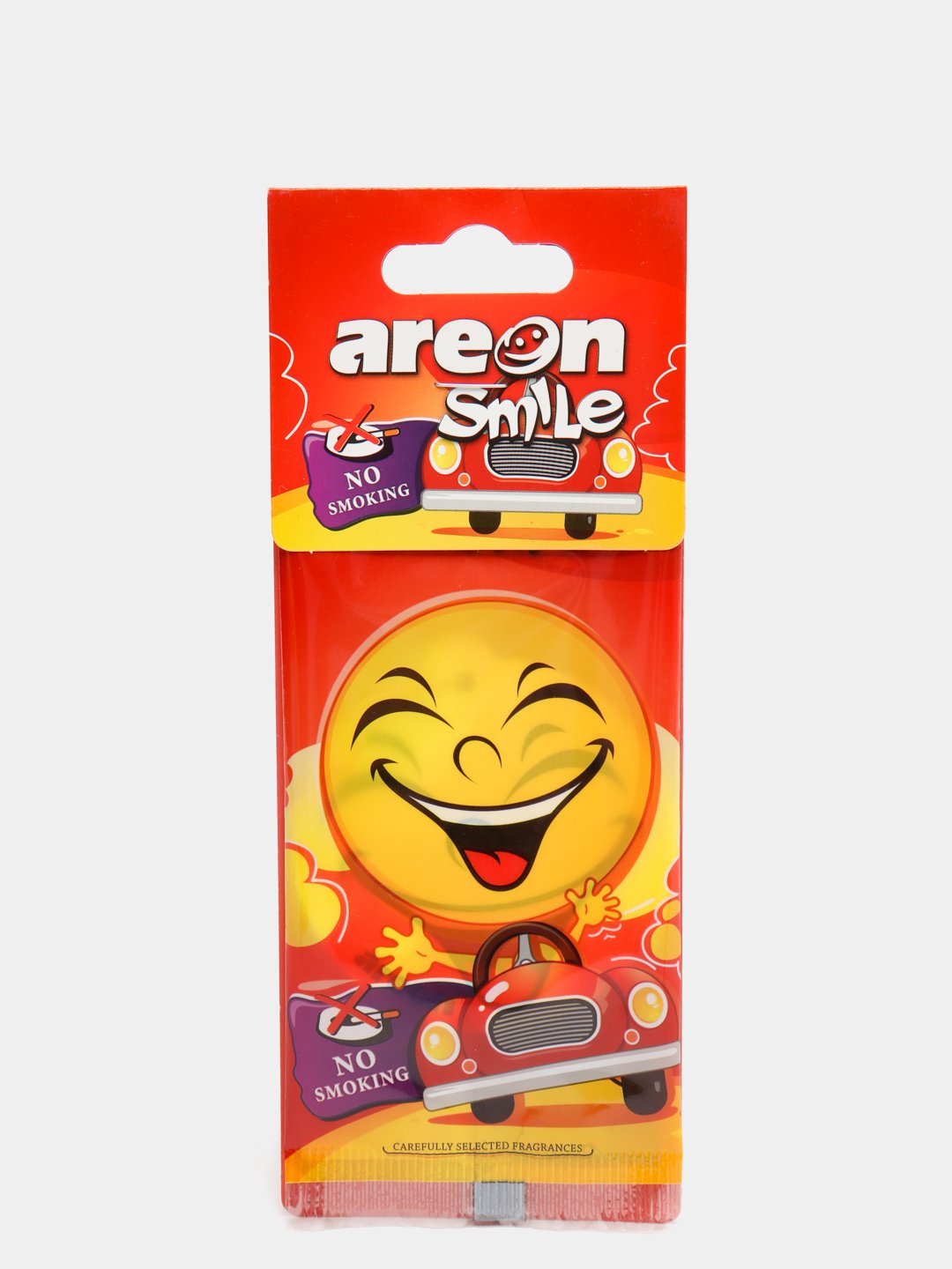 Ароматизатор воздуха для авто Areon Smile, подвесной купить по цене 74 ₽ в  интернет-магазине KazanExpress