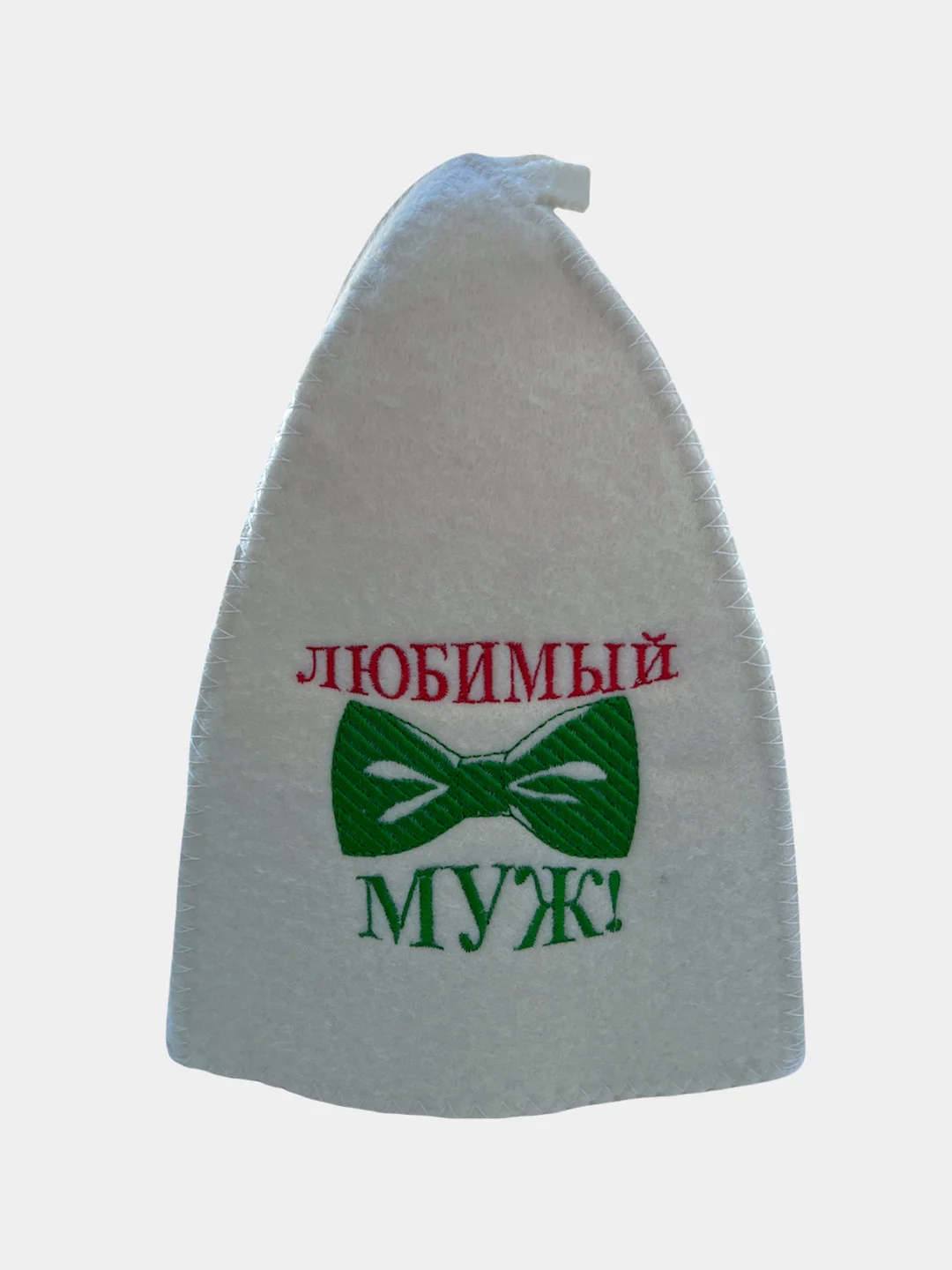 Карамельный шапка бани и сауны,  с вышивкой