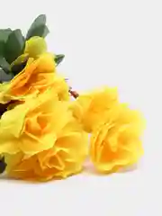 Желтый искусственные цветы Азалия