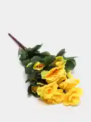 Желтый искусственные цветы Азалия