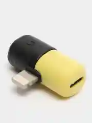 Черный адаптер-переходник Apple Lightning на 2 x Apple Lightning