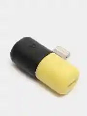 Черный адаптер-переходник Apple Lightning на 2 x Apple Lightning