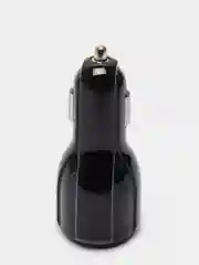 Черный автомобильное зарядное устройство с поддержкой Quick Charge 3.0, 2хUSB