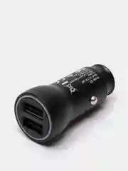Черный автомобильное зарядное устройство Borofone BZ9 2xUSB до 3A