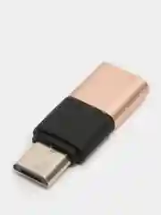Адаптер Type - C - Micro, M2 J0039, золотистый