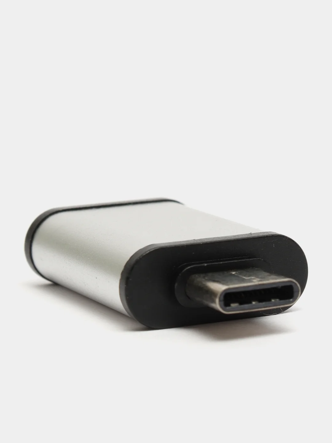 Адаптер Type-C OTG, T2 J0011, серебряный