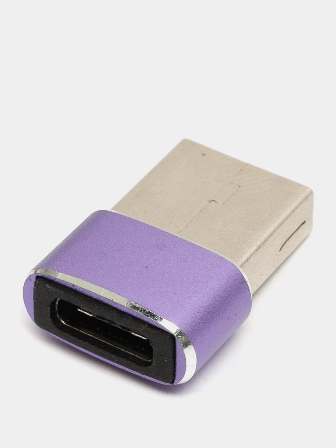 Адаптер Type C USB 2 0, T2 J0019, фиолетовый