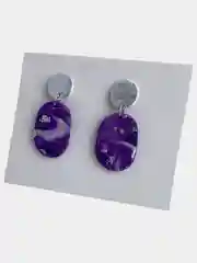 Фиолетовый серьги