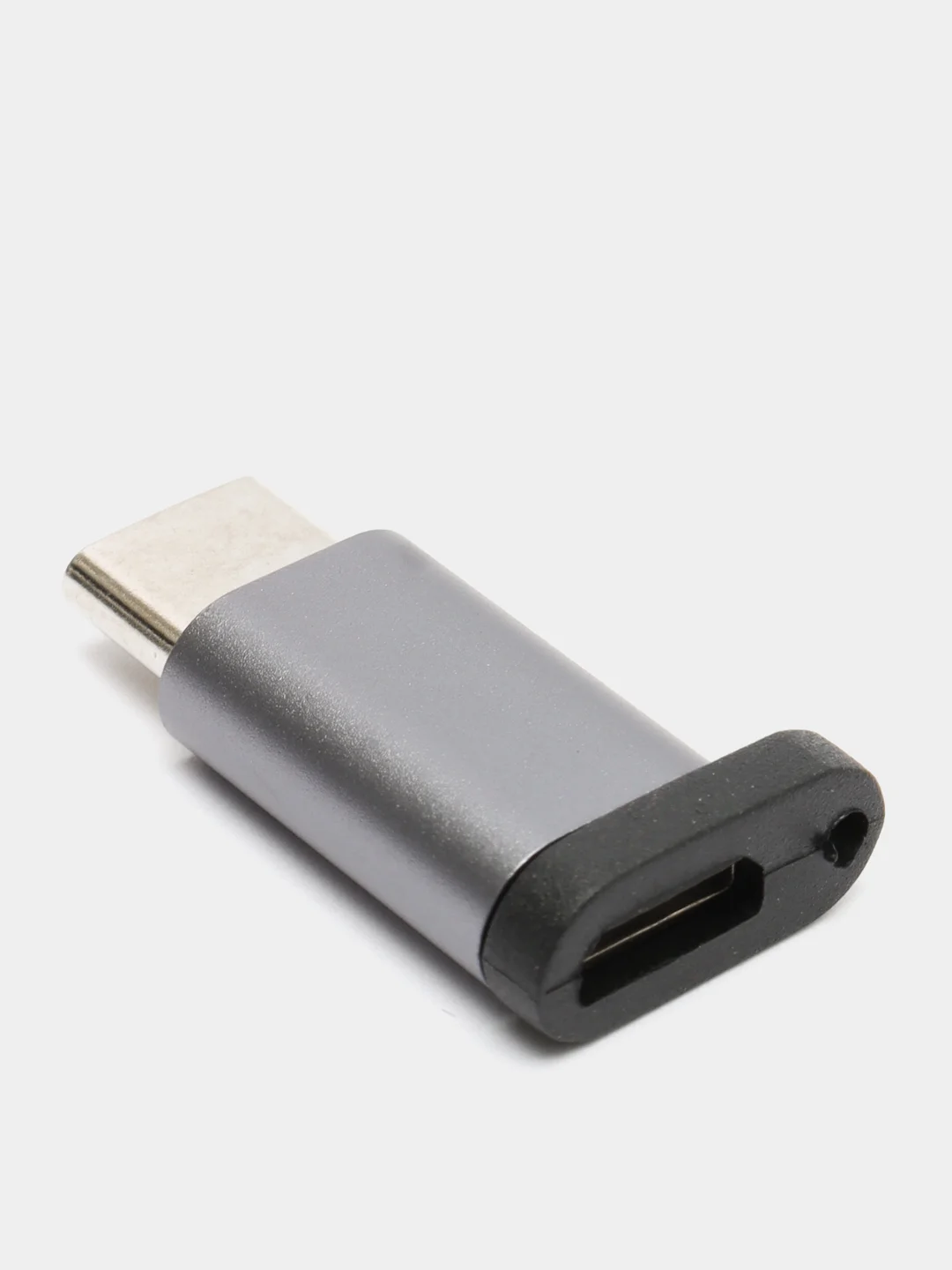 Адаптер Micro - Type-C  (T2 J0056), графитовый