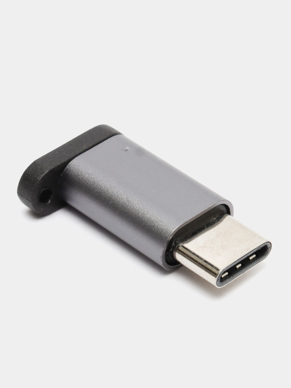 Адаптер Micro - Type-C  (T2 J0056), графитовый