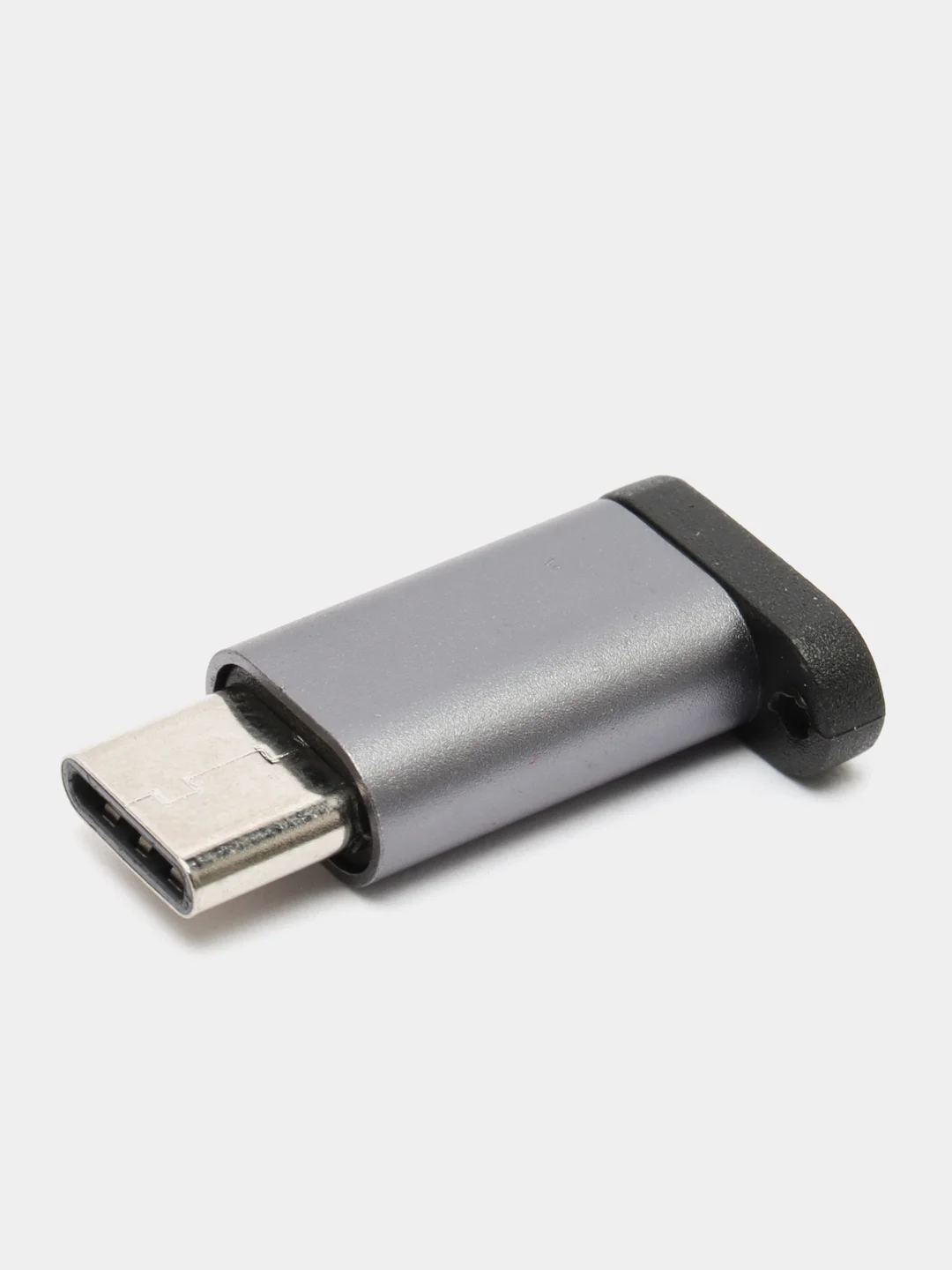 Адаптер Micro - Type-C  (T2 J0056), графитовый