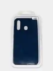Красный samsung Galaxy A60, Самсунг Галакси А60, чехол силиконовый под кожу "полигоны"