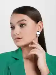Кремовый серьги с жемчугом 925