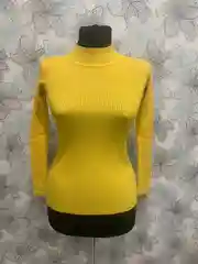 Горчичный водолазки, 4 цвета