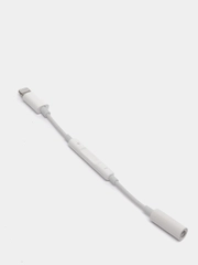 Аудио-переходник Lightning Jack, на 3,5 mm, Bluetooth, 14 см